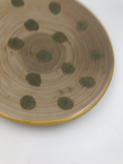 Polka dot plate